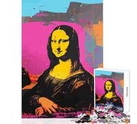 Puzzle da 1000 pezzi per adolescenti Mona Lisa Andy Warhol Arte Decorazione per la casa Giocattoli Ottimo regalo per giochi Giochi rilassanti Sfida educativa Dimensioni 50x75cm