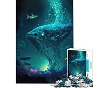 Puzzle da 1000 pezzi per adolescenti mondi mistici oceano stimolante per lo sviluppo cerebrale decorazione murale per la casa giocattolo adatto a persone dai 14 anni in su (38x52cm)
