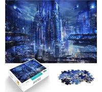 Puzzle da 1000 pezzi per adolescenti Mondo della tecnologia futura Analisi e logica Decorazione murale Regali unici per compleanno e Natale 52x38cm