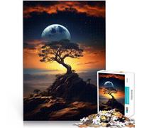 Puzzle da 1000 pezzi per adolescenti Mondo lontano Alba eterna Gioco impegnativo e gioco in famiglia Regalo di compleanno, regali, arte murale 52x38cm
