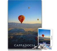 Puzzle da 1000 pezzi per adolescenti Mongolfiere della Cappadocia all'alba Divertimento in famiglia e serata di giochi Difficile Giocattoli antistress Dimensioni 50x75cm