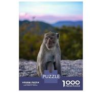 Puzzle Da 1000 Pezzi Per Adolescenti Monkey on A Mountaintop Puzzle Per Adulti Giochi Per Famiglie Vacanze in Casa Passatempo Regali Unici Per Compleanni E Regali 52x38cm/1000pcs