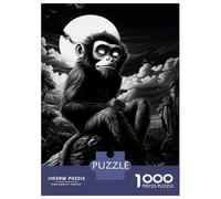 Puzzle Da 1000 Pezzi Per Adolescenti Monkey Under The Moon Puzzle Per Adulti Giochi Rilassanti Analisi E Logica Regali Unici Per Compleanno E Natale 38x26cm/1000pcs