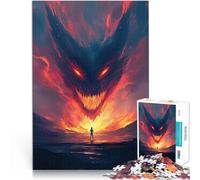 Puzzle da 1000 pezzi per adolescenti Monster in the Sky Herausforderndes Spiel mit passendem Poster und Quizblatt70x100cm