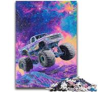 Puzzle da 1000 pezzi per adolescenti Monster Truck per età 14+ Quiz Game Attività divertenti a casa, regalo di compleanno, regali di viaggio 50x75cm