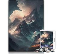 Puzzle da 1000 pezzi per adolescenti Montagna magica Rilassante Tempo libero Preciso Interblocco Precisione Giocattolo Dimensioni 50x75cm