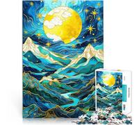 Puzzle da 1000 pezzi per adolescenti Montagne del cielo notturno Giochi educativi Decorazione della casa Regalo per i compleanni 52x38cm