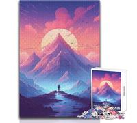 Puzzle da 1000 pezzi per adolescenti Monte Everest Nepal Accogliente e rilassante per il tempo libero al chiuso Giocattolo di precisione avanzato Dimensioni 50x75cm