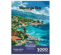 Puzzle Da 1000 Pezzi Per Adolescenti Montego Bay Jamaica Travel Puzzle Per Adulti Giochi Rilassanti Decorazione Per La Casa Offerta Come Regalo Per Tutta La Famiglia 70x50cm/1000pcs