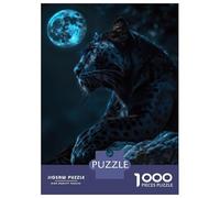 Puzzle Da 1000 Pezzi Per Adolescenti Moonlight Mystical Panther Puzzle Per Adulti Giochi Per Famiglie Un'opera D'arte Regali Unici Per Compleanno E Natale 70x50cm/1000pcs
