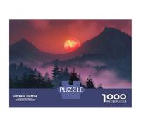 Puzzle Da 1000 Pezzi Per Adolescenti Moonlit Mountain Landscape Puzzle Per Adulti Giochi Rilassanti Analisi E Logica Regali Unici Per Compleanno E Natale 52x38cm/1000pcs