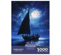 Puzzle Da 1000 Pezzi Per Adolescenti Moonlit Voyage Puzzle Per Adolescenti, Rompicapo, Gioco Di Modelli, Assemblaggio, Unici, Compleanno E Regali 70x50cm/1000pcs