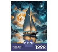 Puzzle Da 1000 Pezzi Per Adolescenti Moonlit Voyage Puzzle Per Adulti Giochi Per Famiglie Un'opera D'arte Regali Unici Per Compleanno E Natale 70x50cm/1000pcs