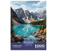 Puzzle Da 1000 Pezzi Per Adolescenti Moraine Lake Canada Landscape Art Puzzle Per Adulti Giochi Per Famiglie Regalo Di Compleanno Aiuta Ad Allenare Il Cervello 52x38cm/1000pcs