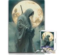 Puzzle da 1000 pezzi per adolescenti Morte con una katana Gioco di sfida unico Taglio di precisione Giocattolo educativo Dimensioni 50x75cm