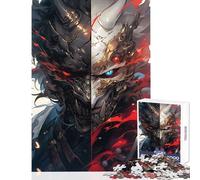 Puzzle da 1000 pezzi per adolescenti Morte contro Vita Anime Decorazione per la casa Giocattoli Regali per donne Uomini Giochi divertenti Sfida educativa Dimensioni 38x52cm