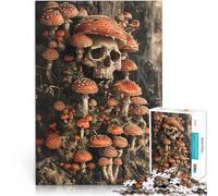 Puzzle da 1000 pezzi per adolescenti Morte dei funghi del cranio Vacanza a casa: uccidere il tempo offerte come regali per tutta la famiglia 38x26cm