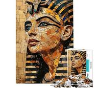 Puzzle da 1000 pezzi per adolescenti mosaico della regina Cleopatra puzzle per adulti rompicapo schema di assemblaggio aiuta ad allenare la mente (dimensioni 50x75cm)