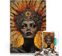 Puzzle da 1000 pezzi per adolescenti Mosaico della Regina del Fuoco sfida educativa Attività divertenti a casa, regali di compleanno, regali di viaggio, 75x50cm