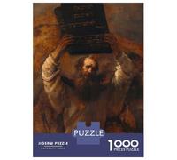 Puzzle Da 1000 Pezzi Per Adolescenti Moses And The Commandments Puzzle Per Adulti Giochi Rilassanti Taglio Di Precisione Regali Unici Per Compleanni E Occasioni Speciali 52x38cm/1000pcs