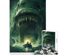 Puzzle da 1000 pezzi per adolescenti mostri marini giocattoli antistress regali per donne e uomini gioco educativo sfida educativa dimensioni 50x75cm