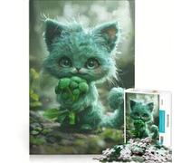 Puzzle da 1000 pezzi per adolescenti "Mostro Broccolo Non Soffice" gioco per famiglie decorazione da parete per rafforzare l'amore tra le coppie 38x26cm