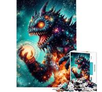 Puzzle da 1000 pezzi per adolescenti mostro cosmico Kaiju puzzle per adulti gioco divertente migliora la memoria aiuta ad allenare il cervello (dimensioni 50x75cm)