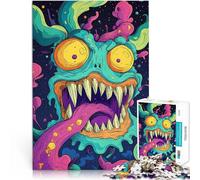 Puzzle da 1000 pezzi per adolescenti Mostro Cosmico per il giocattolo di sfida del gioco educativo Migliorare l'amore tra le coppie 52x38cm
