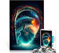 Puzzle da 1000 pezzi per adolescenti Mostro del portale Giocattolo educativo antistress Attività divertenti a casa, regali di compleanno, regali di viaggio, 70x100cm