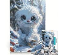 Puzzle da 1000 pezzi per adolescenti mostro di neve non soffice gioco per famiglie decorazione da parete per rafforzare l'amore tra le coppie 38x52cm