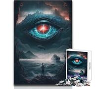 Puzzle da 1000 pezzi per adolescenti Mostro gigante scuro dell'oceano Accogliente e rilassante Divertimento per il tempo libero Vestibilità perfetta Giocattolo ad alta precisione Dimensioni 50x75cm