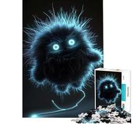 Puzzle da 1000 pezzi per adolescenti mostro nero non soffice sfida per l'intelligenza giocattolo avvincente giochi divertenti migliora la memoria opere d'arte regali (dimensioni 38x52cm)