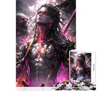 Puzzle da 1000 pezzi per adolescenti motivo: anime dark samurai giocattolo decorazione da parete regali di compleanno gioco rompicapo stimolante intellettuale dimensioni: 38x26cm