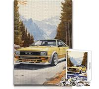 Puzzle da 1000 pezzi per adolescenti, motivo: auto, acquerello, rilassante, per il tempo libero, preciso, ad incastro, di precisione, giocattolo, dimensioni: 50x75cm