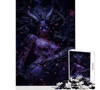 Puzzle da 1000 pezzi per adolescenti motivo: demone fantasy oscuro decorazione per la casa giocattoli regalo di compleanno gioco pratico interazione genitore-figlio dimensioni: 38x26cm