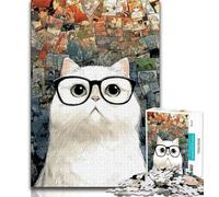 Puzzle da 1000 pezzi per adolescenti motivo: gatti fantasy 1000 pezzi per adulti regali presente e regalo per amanti o amici (50x75cm)