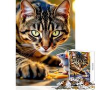 Puzzle da 1000 pezzi per adolescenti motivo: "Gatto e topo in stallo" decorazione per la casa giocattoli regali di compleanno giochi educativi migliorare l'amore tra coppie dimensioni: 38x52cm