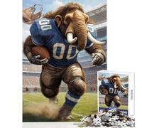 Puzzle da 1000 pezzi per adolescenti motivo: Gridiron mammut calcio decorazioni per la casa giocattoli idee regalo per giochi educativi allena il tuo cervello e le tue mani dimensioni: 50x75cm