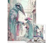 Puzzle da 1000 pezzi per adolescenti,motivo: La peste,decorazione per la casa,giocattoli,regalo per compleanni,gioco educativo Ogni pezzo è unico,dimensioni: 38x52cm