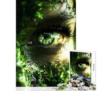 Puzzle da 1000 pezzi per adolescenti motivo: natura occhi decorazione per la casa giocattoli regalo di compleanno gioco impossibile collezione di artisti belle arti dimensioni: 50x75cm