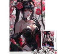 Puzzle da 1000 pezzi per adolescenti motivo: regina dei vampiri con occhi rossi giocattolo decorazione da parete regalo di compleanno gioco pratico interessante riduzione dello stress dimensioni: