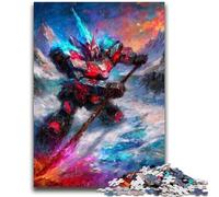 Puzzle da 1000 pezzi per adolescenti, motivo: "Robot misterioso" per trascorrere il tempo in casa, con pezzi completamente interconnessi e di forma casuale, 38x26cm