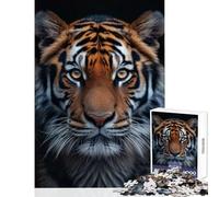 Puzzle da 1000 pezzi per adolescenti motivo: tre tigri giocattolo decorazione da parete regalo di compleanno gioco pratico interessante riduzione dello stress dimensioni: 50x75cm