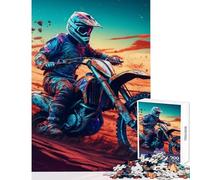 Puzzle da 1000 pezzi per adolescenti motocross estremo gioco impossibile fantastici regali e giocattoli ideale per passare il tempo durante le vacanze (50x75cm)