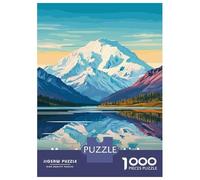 Puzzle Da 1000 Pezzi Per Adolescenti Mount Denali McKinley Puzzle Per Adulti Giochi Rilassanti Perfetto Per Decorare E Fare Regali A Tutta La Famiglia 52x38cm/1000pcs
