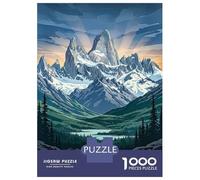 Puzzle Da 1000 Pezzi Per Adolescenti Mount Fitz Roy Patagonia Argentina Puzzle Per Adolescenti Giochi Rilassanti Migliora La Memoria Regali Per Amici E Familiari 70x50cm/1000pcs