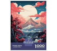 Puzzle Da 1000 Pezzi Per Adolescenti Mountain Serenity at Sunset Puzzle Per Adolescenti Giochi Rilassanti Migliora La Memoria Regali Per Amici E Familiari 52x38cm/1000pcs
