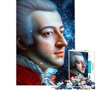 Puzzle da 1000 pezzi per adolescenti Mozart con stelle puzzle per adulti gioco rilassante sfida impegnativa regalo di Natale o compleanno (dimensioni 38x26cm)