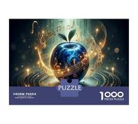 Puzzle Da 1000 Pezzi Per Adolescenti Music Notes Glowing Apple Puzzle Per Adulti Gioco Rompicapo Analisi E Logica Aiuta Ad Allenare Il Cervello 70x50cm/1000pcs
