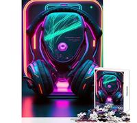 Puzzle da 1000 pezzi per adolescenti musica dal vivo giocattoli antistress al neon regalo di compleanno giochi divertenti collezione di artisti belle arti dimensioni 38x26cm